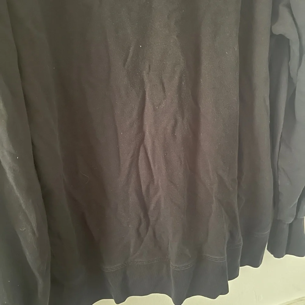 Summersalt The Softest French Terry Puff Sleeve Pulloverblack size large